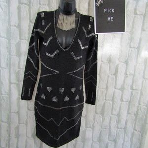 Moda International Embellished Party Dress Size S - image 1